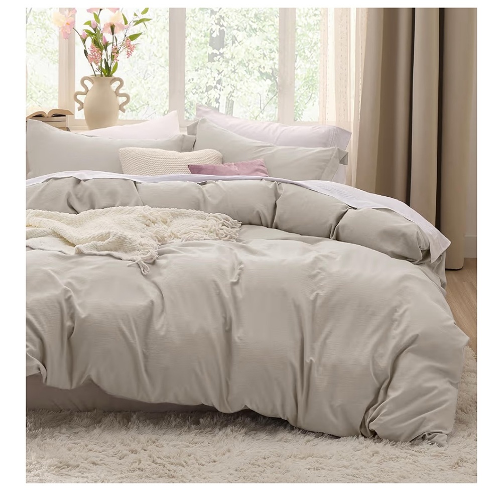 Elegant Cream Duvet Cover Set